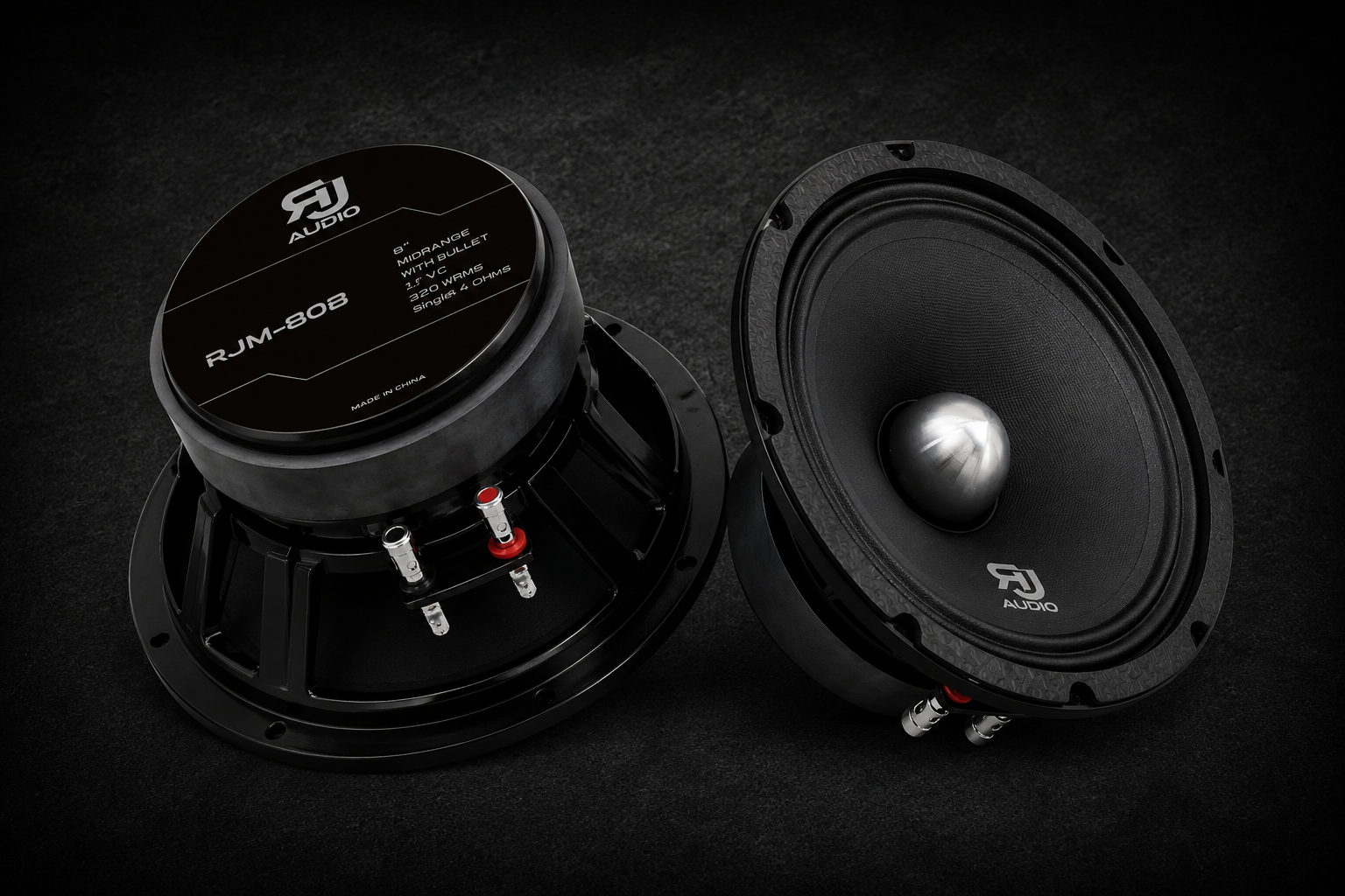 RJ Audio RJ-M80B (La paire) - 220wrms