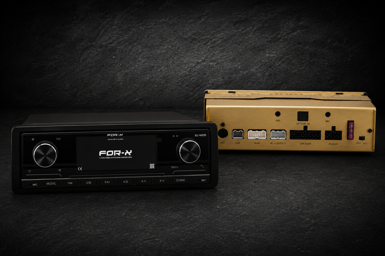 Autoradio 8 sorties RCA 4V + DSP For X XQ-140DSD