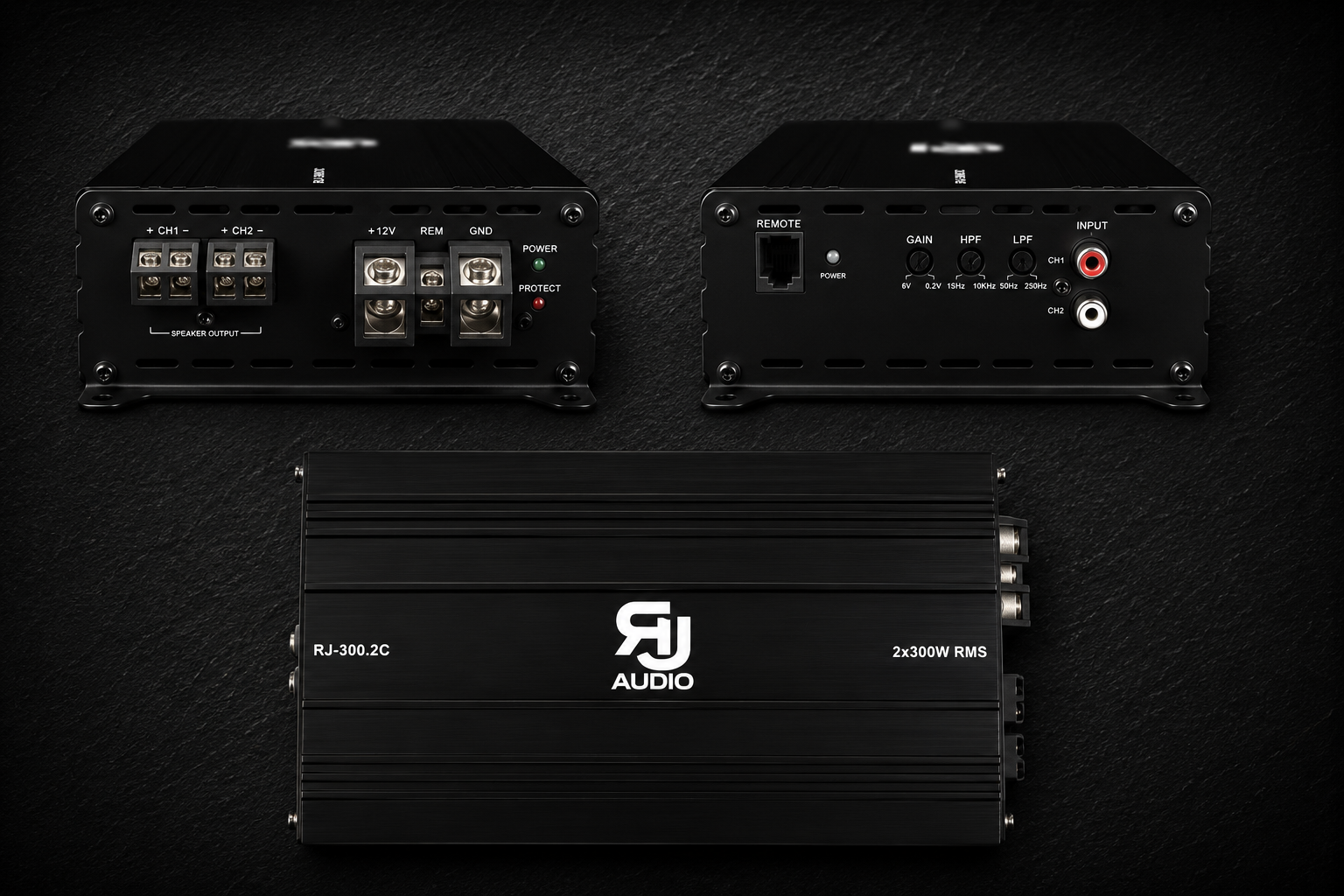 RJAUDIO RJ-300.2C 2x500W RMS